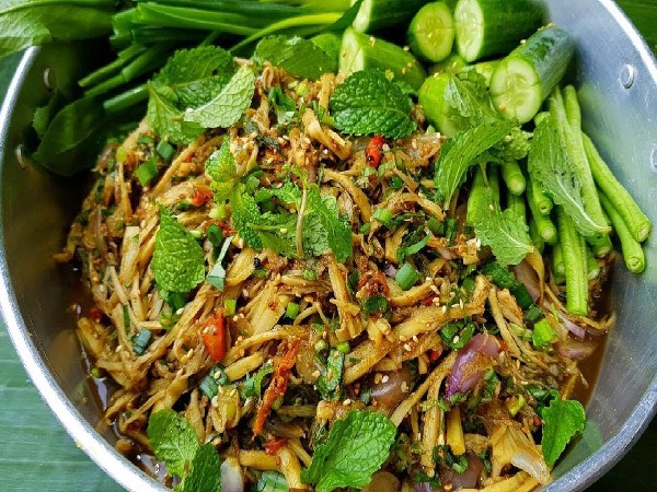 ซุปมะเขือผักสด