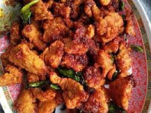 ผัดพริกแกงไก่