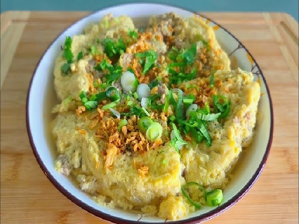 ไข่ตุ๋นหมูบด